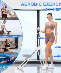 Alternative view of Stair Stepper for Home Gym Folding Vertical Climber Cardio Exercise Machine Stair Climber