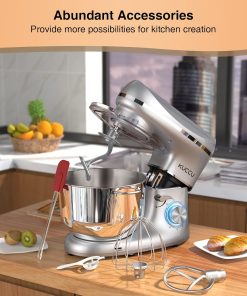 Alternative view of Stand Mixer 6.5 Qt 660W 6-Speed Tilt-Head Food Dough Mixer, Kitchen Electric Mixer with Stainless Steel Bowl,Dough Hook,Whisk, Beater, Egg white separator