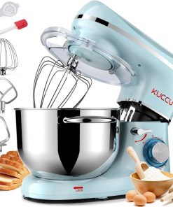 Alternative view of Stand Mixer 6.5 Qt 660W 6-Speed Tilt-Head Food Dough Mixer Kitchen Electric Mixer Stainless Steel